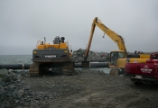 Installation d'une prise d'eau au Port de Belledune