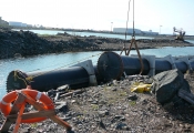 Installation d'une prise d'eau au Port de Belledune