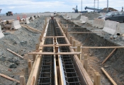 Installation d'un Drain Pluvial  Port de Belledune